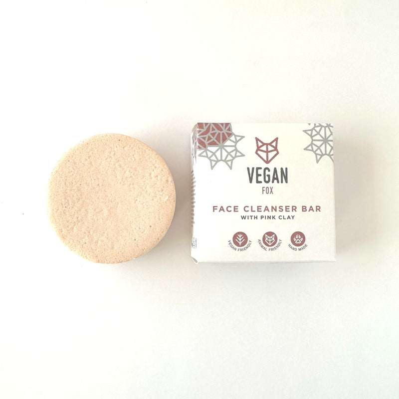 Face Cleanser Bar With Pink Clay